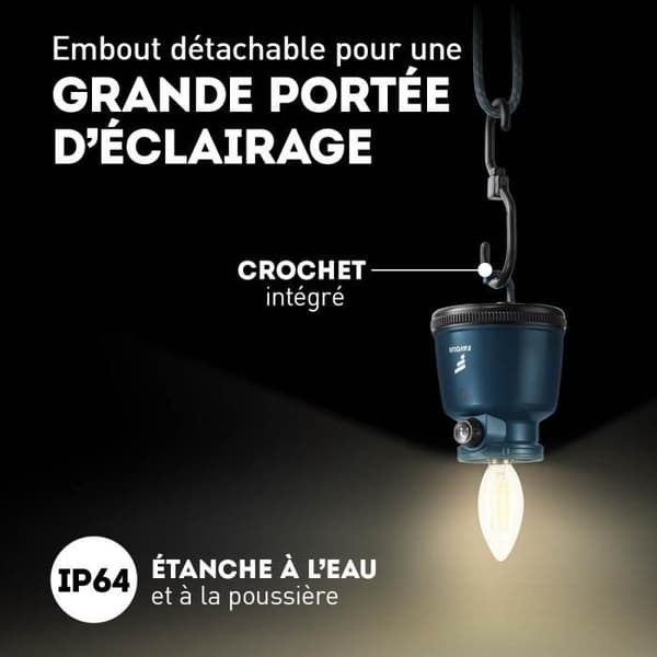 Lampafick - Favour - L0818 - LED Filament - IP64 Vattentålig - Laddningsbar USB
