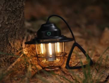 Ulkovalaistus Retkeilylamppu USB Ladattava Vintage Horse Lamp Retkeilylamppu Ympäristön valo Teltta LED-retkeilylamppu