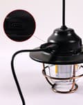 Pikkukuva 5 / 5: Ulkovalaistus Retkeilylamppu USB Ladattava Vintage Horse Lamp Retkeilylamppu Ympäristön valo Teltta LED-retkeilylamppu