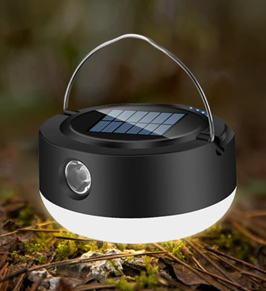 led super lys solcellelampe til camping kold og varm tofarvet lang levetid udendørs husholdning nødbelysning campingudstyr