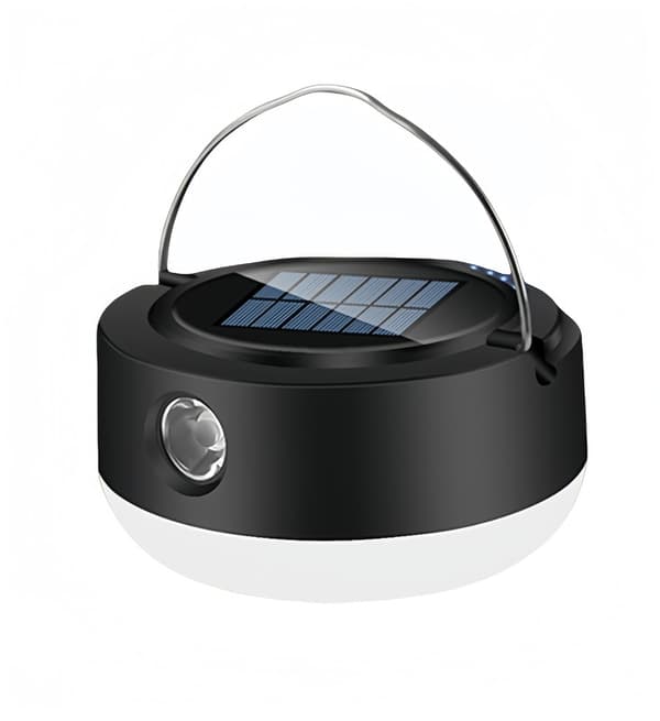 led super lys solcellelampe til camping kold og varm tofarvet lang levetid udendørs husholdning nødbelysning campingudstyr