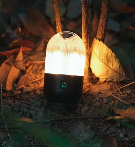 Multifunktionell campinglampa utomhus tält varmt ljus nödläge typ c uppladdningsbart batteri modell campinglampa