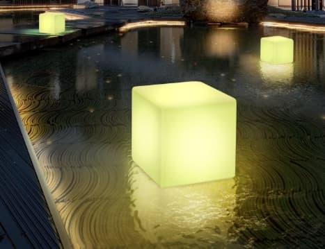 LED-lampor Ambient Square Bordslampa Utomhus USB Uppladdningsbara nattlampor