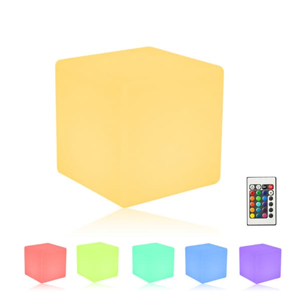 LED-lampor Ambient Square Bordslampa Utomhus USB Uppladdningsbara nattlampor