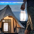 Miniatyrbillede 7 af 9: OBOSOE Foldbar Campinglanterne - 4000LM Genopladelig Nødbelysning | 6 lystilstande, IPX4 vandafvisende | Til vandreture, nødsituationer og storme