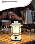 Miniatyrbild 6 av 7: OBOSOE Laddbar Campinglykta – Vattentålig Utomhuslampa med USB-laddning | Perfekt för Trädgård, Camping & Nödfall