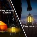 Miniatyrbild 6 av 7: OBOSOE Laddbara Campinglyktor (2-pack) – Retro-stil LED-lampa med Steglös Dimmring | Vattentålig, Portabel & Hängbar | För Camping, Tält & Nödfall