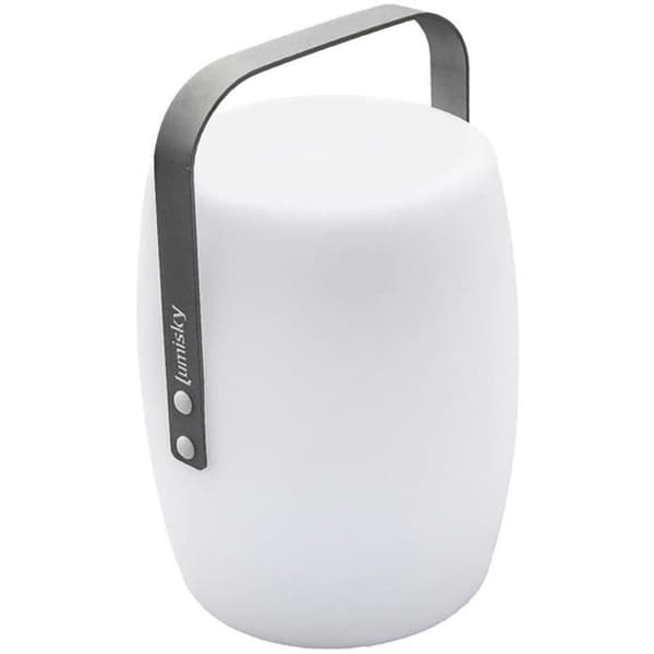 Sladdlös lykta - LUMISKY - LUCY ROCK - H31 cm - Aluminiumhandtag - Varmvit och dimbar vit LED