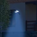 Miniatyrbillede 2 af 3: Solcellelampe - LUMISKY - CLIPPER BLACK - 37 cm - 2 sorte hoveder - Justerbar bevægelsessensor - Hvid LED