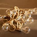 Miniatyrbillede 4 af 5: Udendørs lysgirlande - LUMISKY - FANTASY CORD - 7,70 m - 10 transparente glødelamper - varm hvid LED