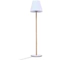 Pikkukuva 1 / 6: Aurinkokäyttöinen ja ladattava katuvalaisin - LUMISKY - STANDY WOOD SOLAR - K150 cm - Himmennettävä lämmin valkoinen LED