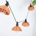 Miniatyrbild 3 av 6: Utomhusbelysningsgirlang - LUMISKY - COTTAGE - 5,70 m - 10 transparenta glober - Varmvit LED