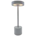 Miniatyrbild 1 av 5: Trådlös bordslampa - LUMISKY - ROBY GREY - H30 cm - Touch i aluminium - Ljusgrå - LED