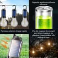 Miniatyrbild 3 av 4: INN Solcellslampa 4PCS 5w 3lägen solcellslampa laddningsbar lampa camping laddningsbar lampa campinglykta för fiske camping