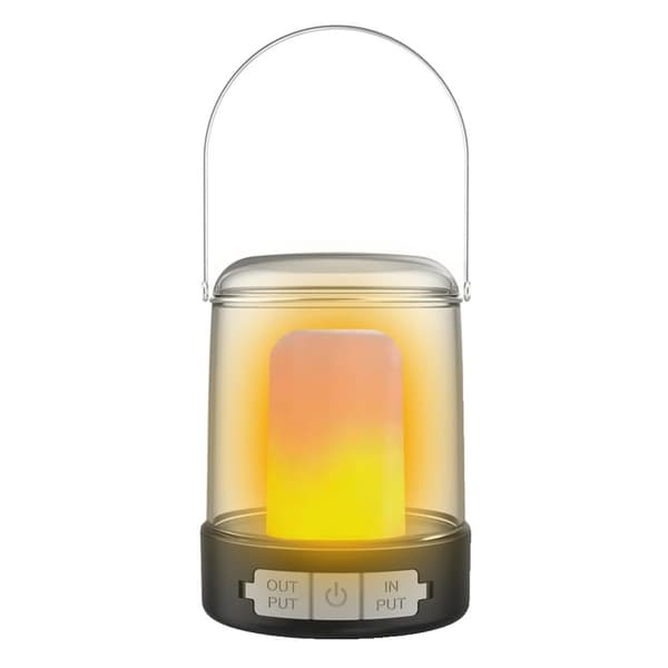 Kannettava leirivalo, USB Type-C -lataus, 3 valaistustilaa,Camping Light