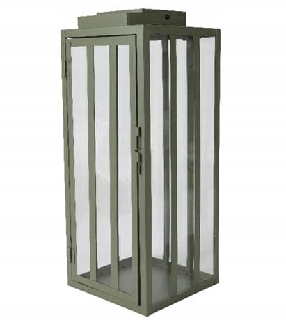 Dekorativ metalllykta 18x18x45cm Elegant lykta