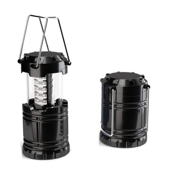OBOSOE 2-pak batteridrevne campinglanterner med COB LED – perfekt til nødsituationer, vandreture og strømafbrydelser