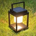 Pikkukuva 1 / 7: OBOSOE aurinkoenergialla toimiva retkeilylyhty ulkona, himmennettävä LED-lamppu, USB-lataus, vedenpitävä riippulyhty