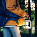Pikkukuva 5 / 8: OBOSOE aurinkoenergialla toimiva retkeilylyhty ulkona, himmennettävä LED-lamppu, USB-lataus, vedenpitävä riippulyhty