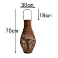 Miniatyrbild 2 av 2: Bambu-lampa, 30 cm bredd, 63 cm höjd, klassisk/postmodern stil,A-Ingen ljuskälla-S