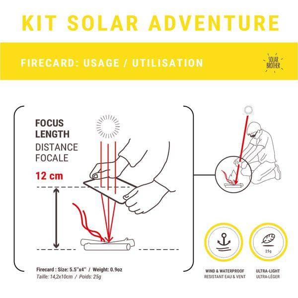 Solar Brother Adventure kit - Solcellsbaserad överlevnadsutrustning