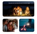 Miniatyrbillede 7 af 9: Bomclap Campinglampe Lanterne / Teltlampe - Lampe til campingpladsen