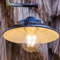 Miniatyrbillede 6 af 10: Lollanda Genopladelig retro LED havelampe – camping- og teltlampe med USB-opladning, bærbar med hængekrog