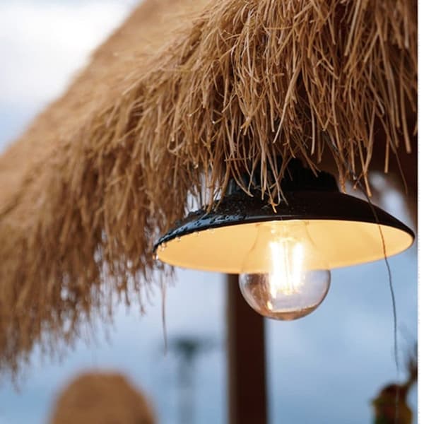Lollanda Genopladelig retro LED havelampe – camping- og teltlampe med USB-opladning, bærbar med hængekrog