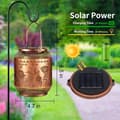 Pikkukuva 3 / 7: OBOSOE Outdoor Solar Lantern ripustuskoukulla – Aurinkoenergialla toimiva puutarhalamppu Perhonen/Kolibri