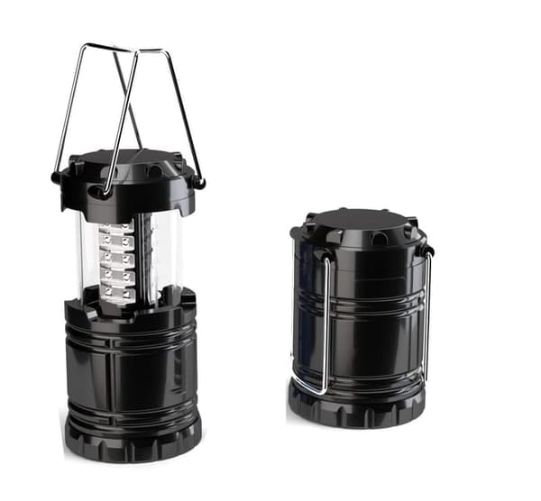 Lollanda LED Campinglanterne 30 LED, Teltlampe – Vandtæt, Foldbar, Batteridrevet