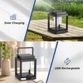Miniatyrbillede 5 af 6: Bomclap Udendørs Solcellelys - IP44 Vandtæt Campinglanterne Med 3 Lystilstande & USB-opladning LED Campinglys Havelys