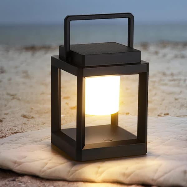 Bomclap Udendørs Solcellelys - IP44 Vandtæt Campinglanterne Med 3 Lystilstande & USB-opladning LED Campinglys Havelys