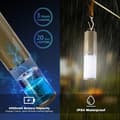 Miniatyrbillede 7 af 9: OBOSOE Campinglampe Lanterne / Teltlampe - Lampe til campingpladsen - 4-i-1 RGB Udendørs Lampe med 9 LED-lystilstande, Genopladelig Campinglampe