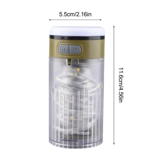 OBOSOE String Light til telt – 10 meter udendørs campinglys campinglampe lanterne / teltlampe - lampe til camping