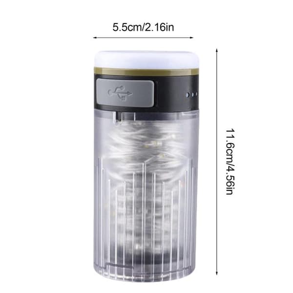 OBOSOE String Light til telt – 10 meter udendørs campinglys campinglampe lanterne / teltlampe - lampe til camping