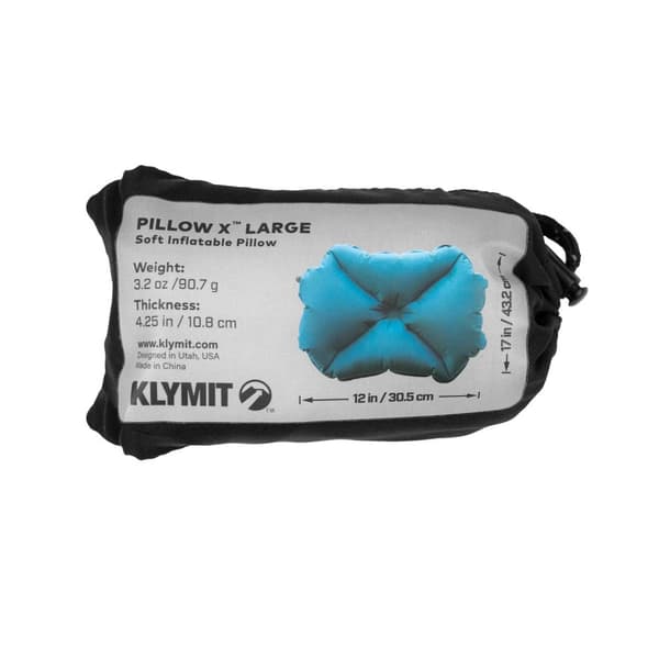 KLYMIT PILLOW X-LARGE, uppblåsbar lättvikskudde outdoor