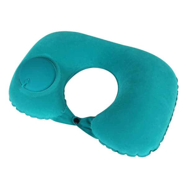 Oppblåsbar Nakkepute – Trykkpumpe & Kompakt Design