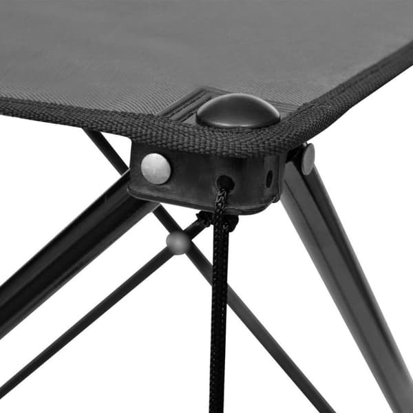 vidaXL Sammenfoldeligt campingbord, grå