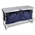 Miniatyrbillede 1 af 5: vidaXL sammenklappeligt campingbord med aluminiumstel