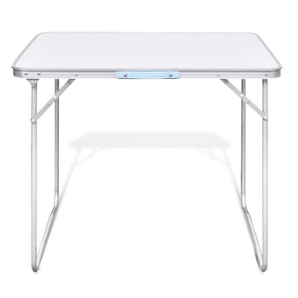vidaXL Camping Klappbord med Metallramme 80 x 60 cm