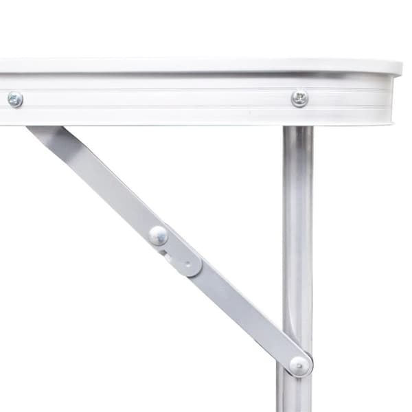vidaXL Camping Klappbord med Metallramme 80 x 60 cm
