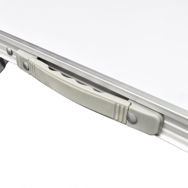 vidaXL Hopfällbart campingbord med justerbar höjd Aluminium 180 x 60 cm