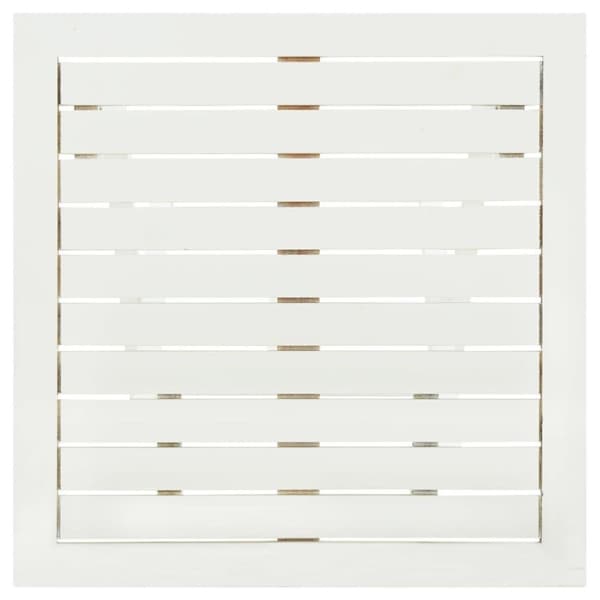 vidaXL Bistrobord hvit 46x46x47 cm heltre akasie