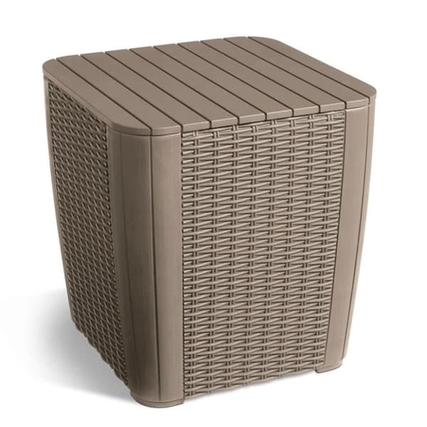 Keter udendørs sidebord Luzon cappuccinofarvet