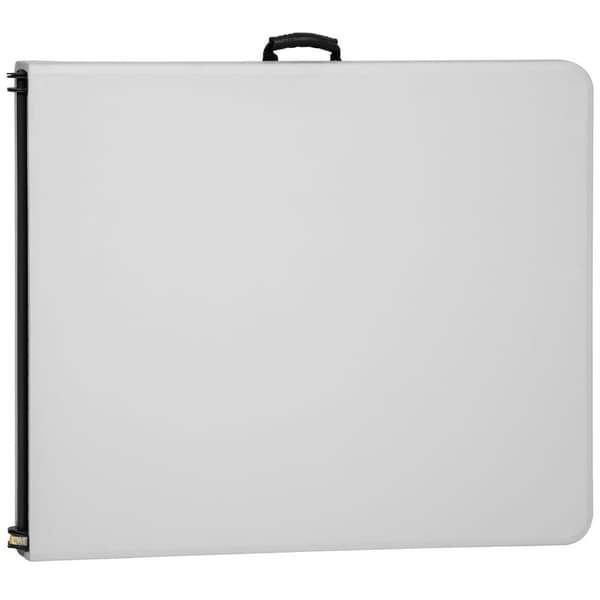 Campingbord foldbar hvid 183x76x74cm - hvid