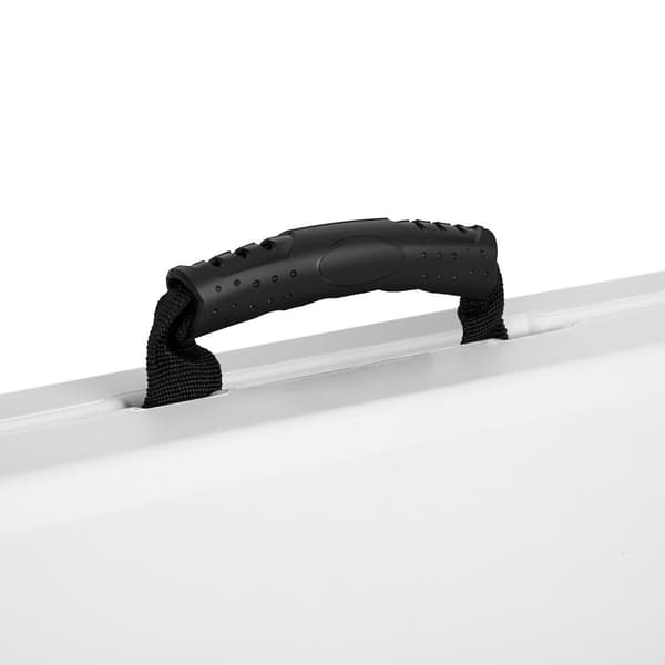 Campingbord foldbar hvid 183x76x74cm - hvid