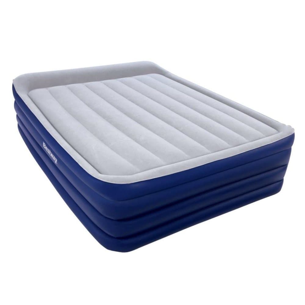 Bestway luftmadras Nightright 2-personer 203x152x56 blå 67528