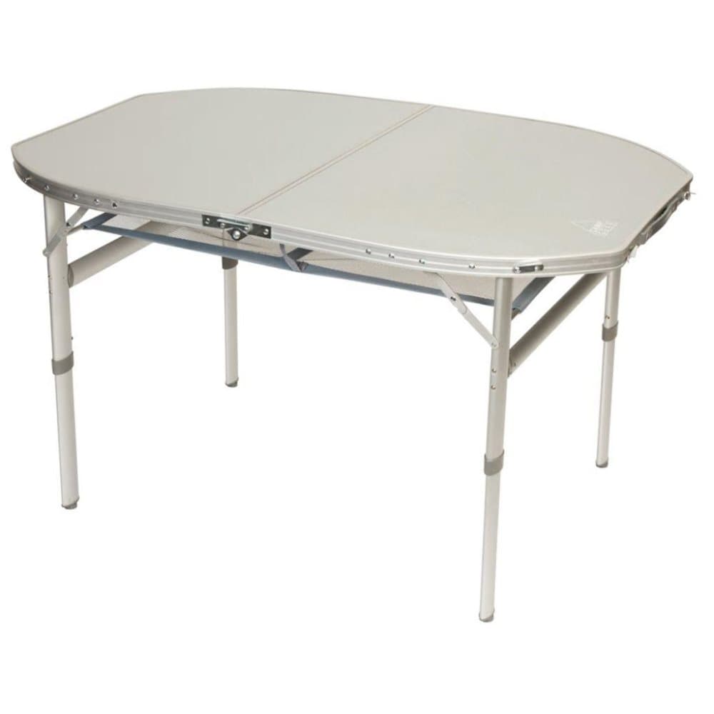 Camp Gear foldbart campingbord oval hvid aluminium 1404414