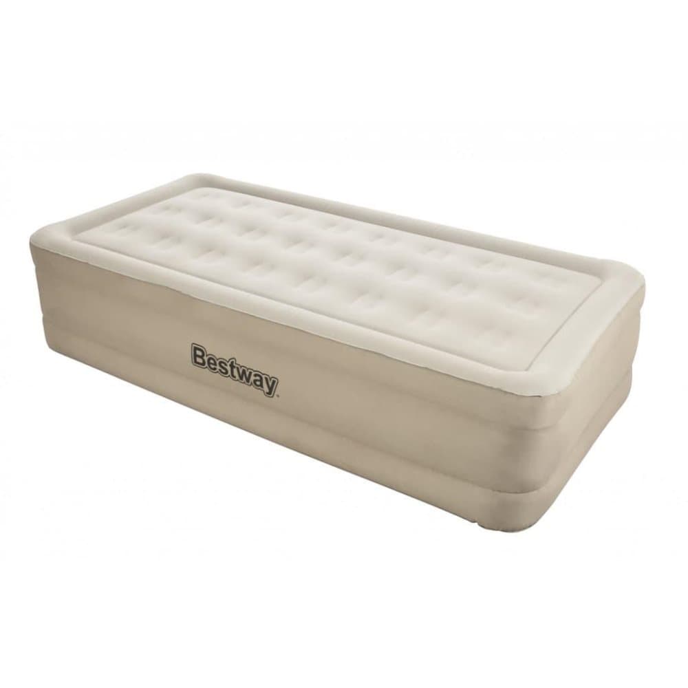Bestway luftmadras til 1 person Essence Fortech twin indbygget pumpe 69009