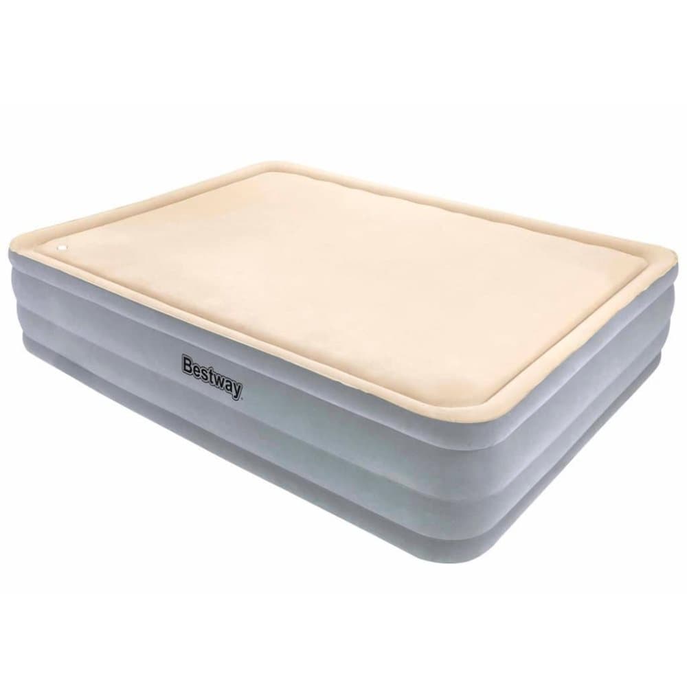 Bestway topersoners luftmadras Cornerstone Queen indbygget pumpe 67486
